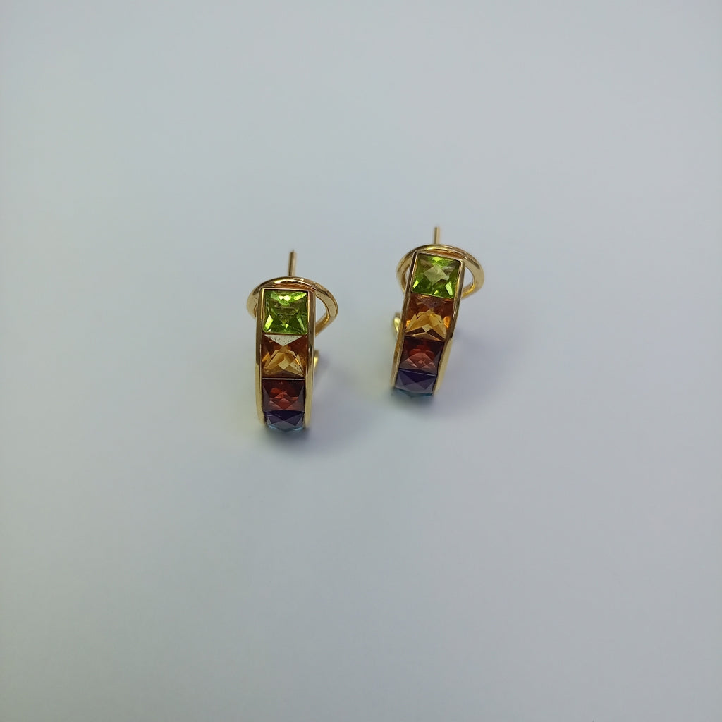 ARRACADAS PAR ORO 14 K 4,90 GRMS (SEMINUEVO)