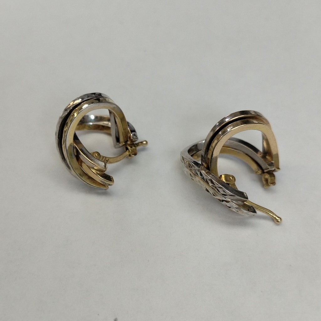 ARRACADAS PAR ORO 14 K 3.2 GRMS (SEMINUEVO)