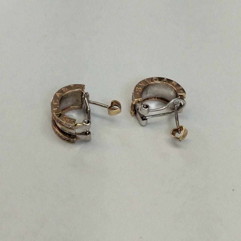 ARETES PAR ORO COMBINADO 14 K 7.7 GRMS (SEMINUEVO)