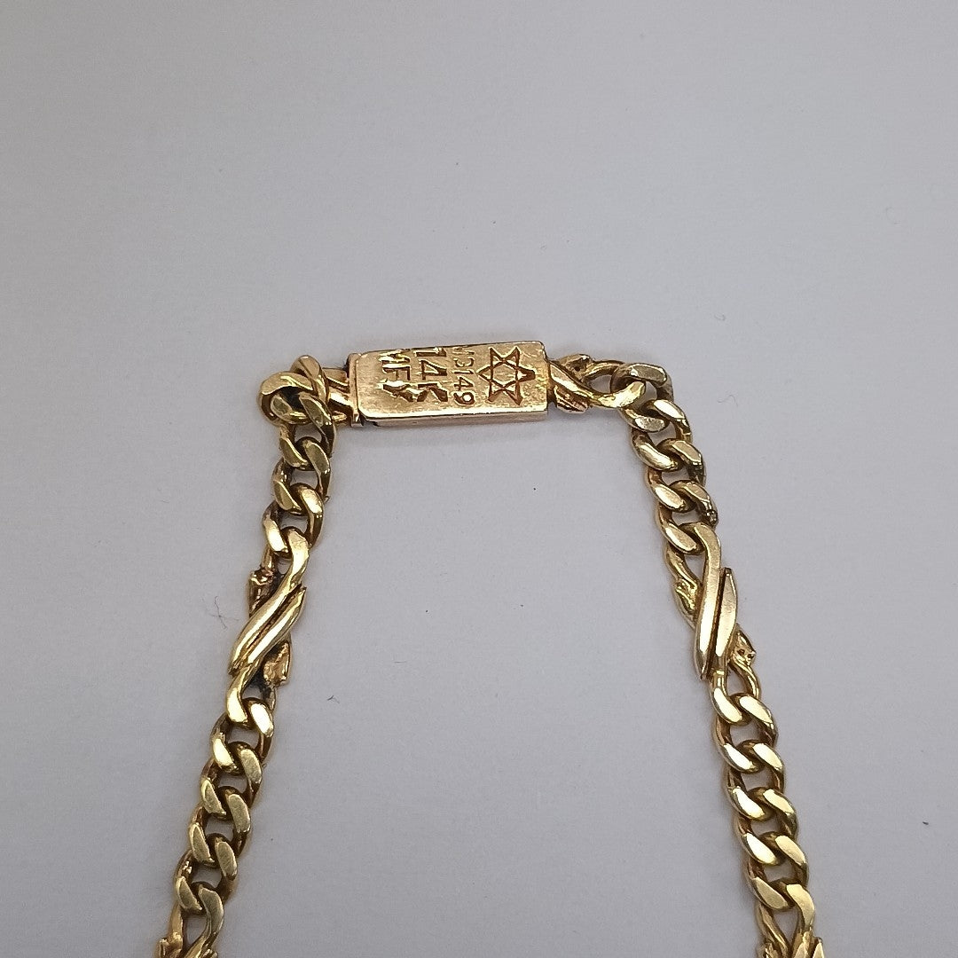 ESCLAVA ORO 14 K 8.6 GRMS (SEMINUEVO)