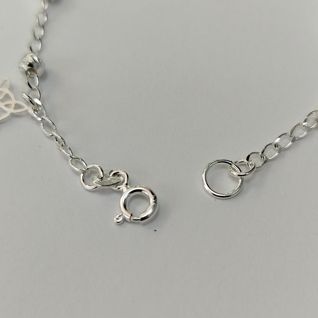 PULSERA TEJIDO ESPECIAL PLATA .925 18 CM 3.2 GR (NUEVO)