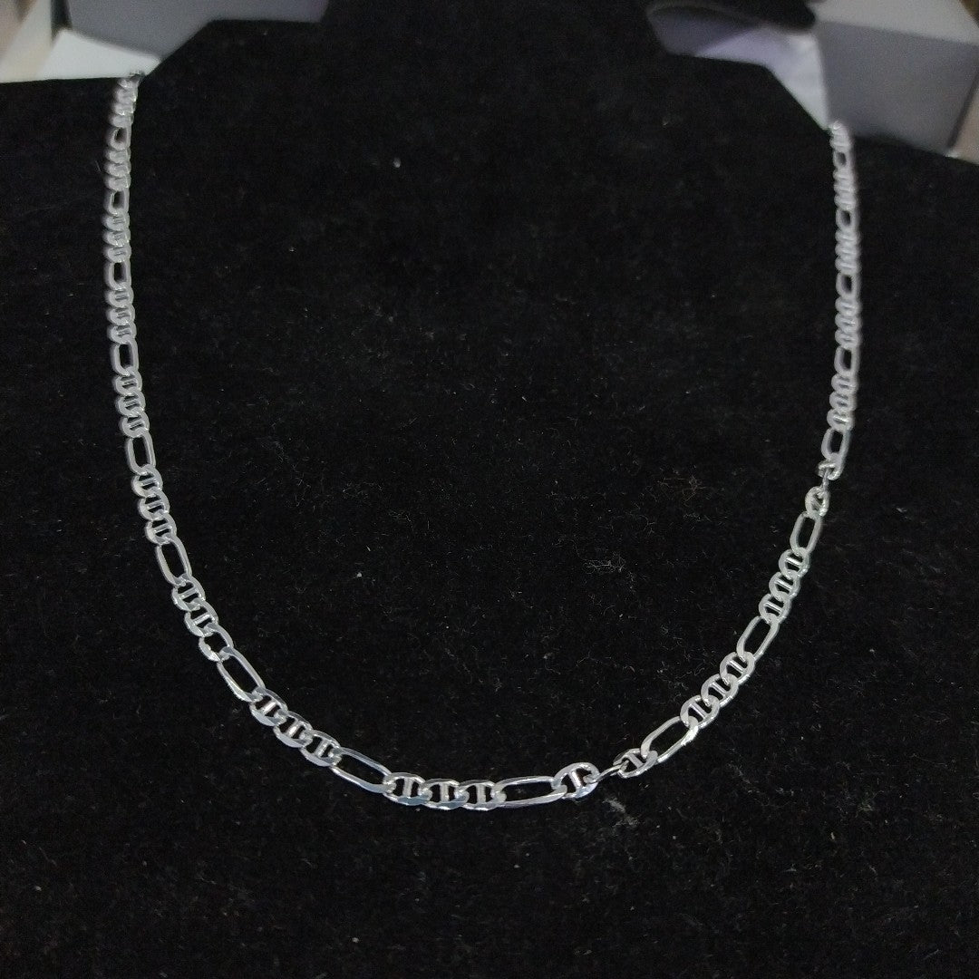 CADENA TEJIDO 3X1 PLATA .925 60 CM 8.2 GR (NUEVO)