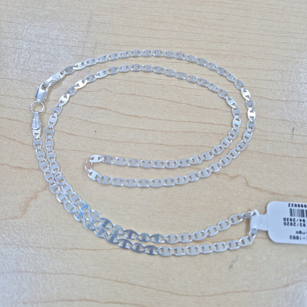 CADENA TEJIDO GUCHI PLATA .925 60 CM 9 GR (NUEVO)
