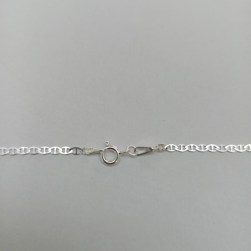 CADENA TEJIDO GUCHI PLATA .925 60 CM 3.7 GR (NUEVO)