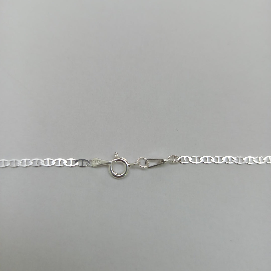 CADENA TEJIDO GUCHI PLATA .925 60 CM 3.7 GR (NUEVO)