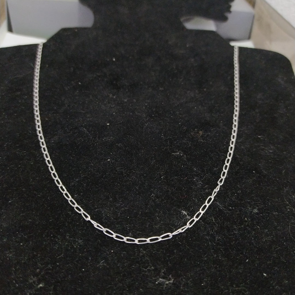 CADENA TEJIDO ESLABONES PLATA .925 55 CM 2.9 GR (NUEVO)