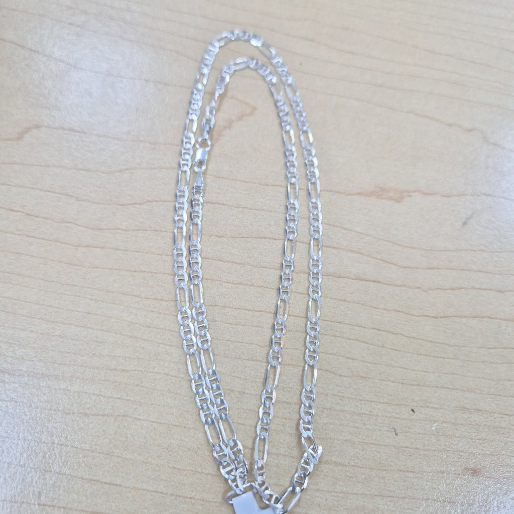 CADENA TEJIDO MARINERO PLATA .925 55 CM 7.4 GR (NUEVO)