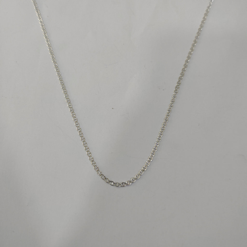 CADENA TEJIDO GUCHI PLATA .925 55 CM 3.6 GR (NUEVO)
