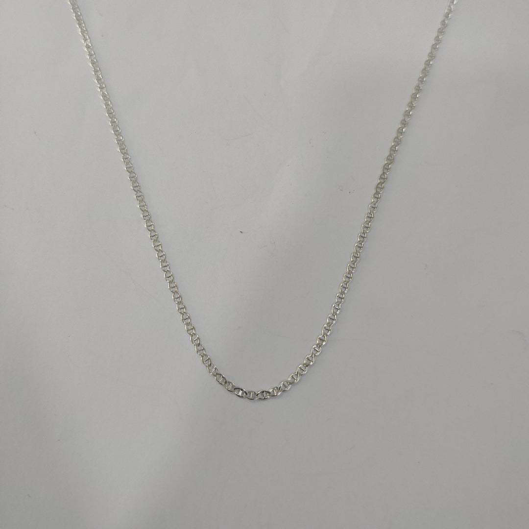 CADENA TEJIDO GUCHI PLATA .925 55 CM 3.6 GR (NUEVO)