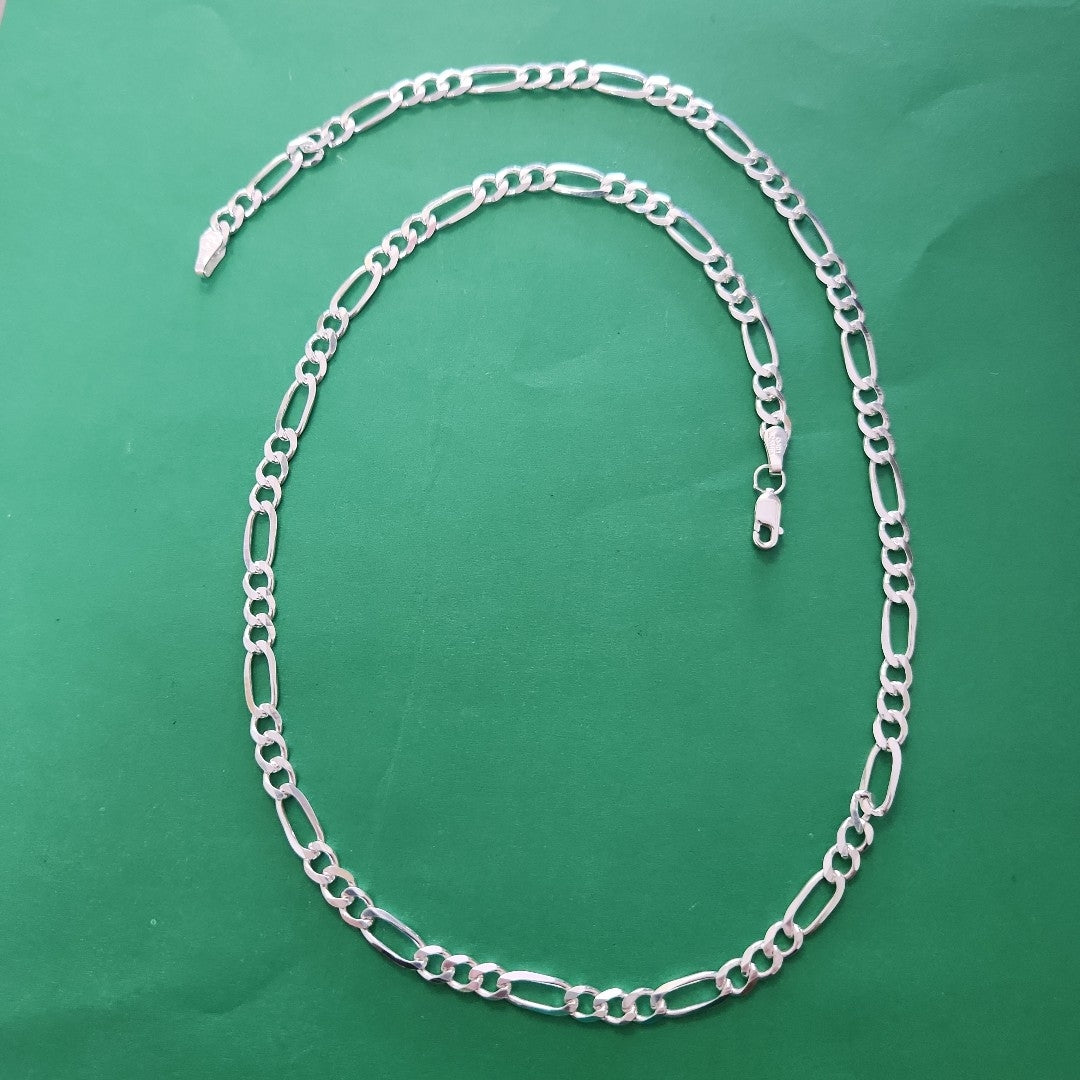 CADENA TEJIDO 3X1 PLATA .925 55 CM 15.5 GR (NUEVO)