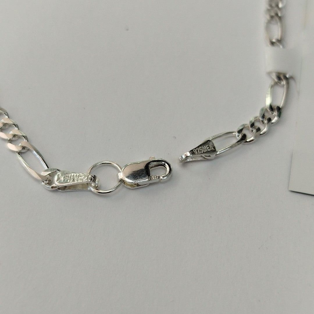 PULSERA TEJIDO 3X1 PLATA .925 18 CM 2.9 GR (NUEVO)