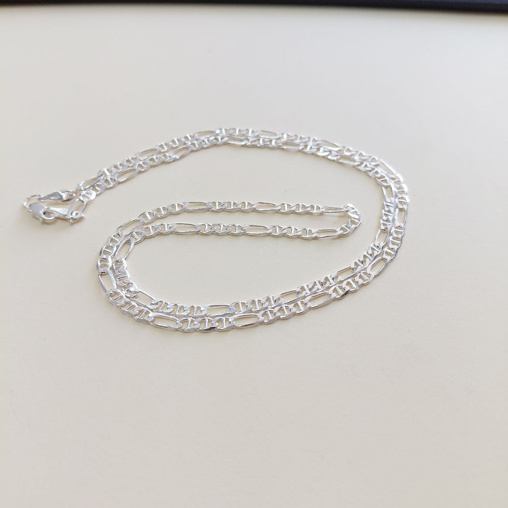 CADENA TEJIDO 3X1 PLATA .925 60 CM 8.4 GR (NUEVO)