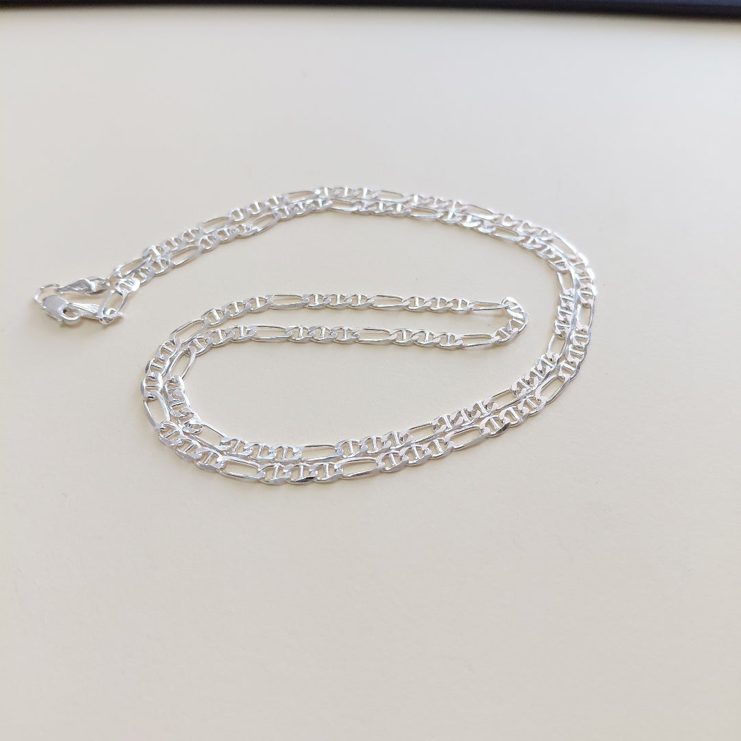 CADENA TEJIDO 3X1 PLATA .925 60 CM 8.4 GR (NUEVO)