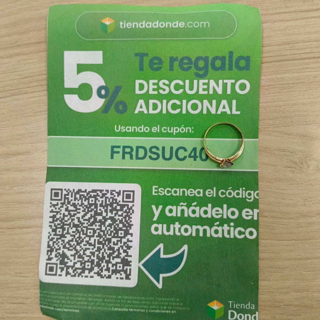 ANILLITO ORO 10 K 1,40 GRMS (SEMINUEVO)