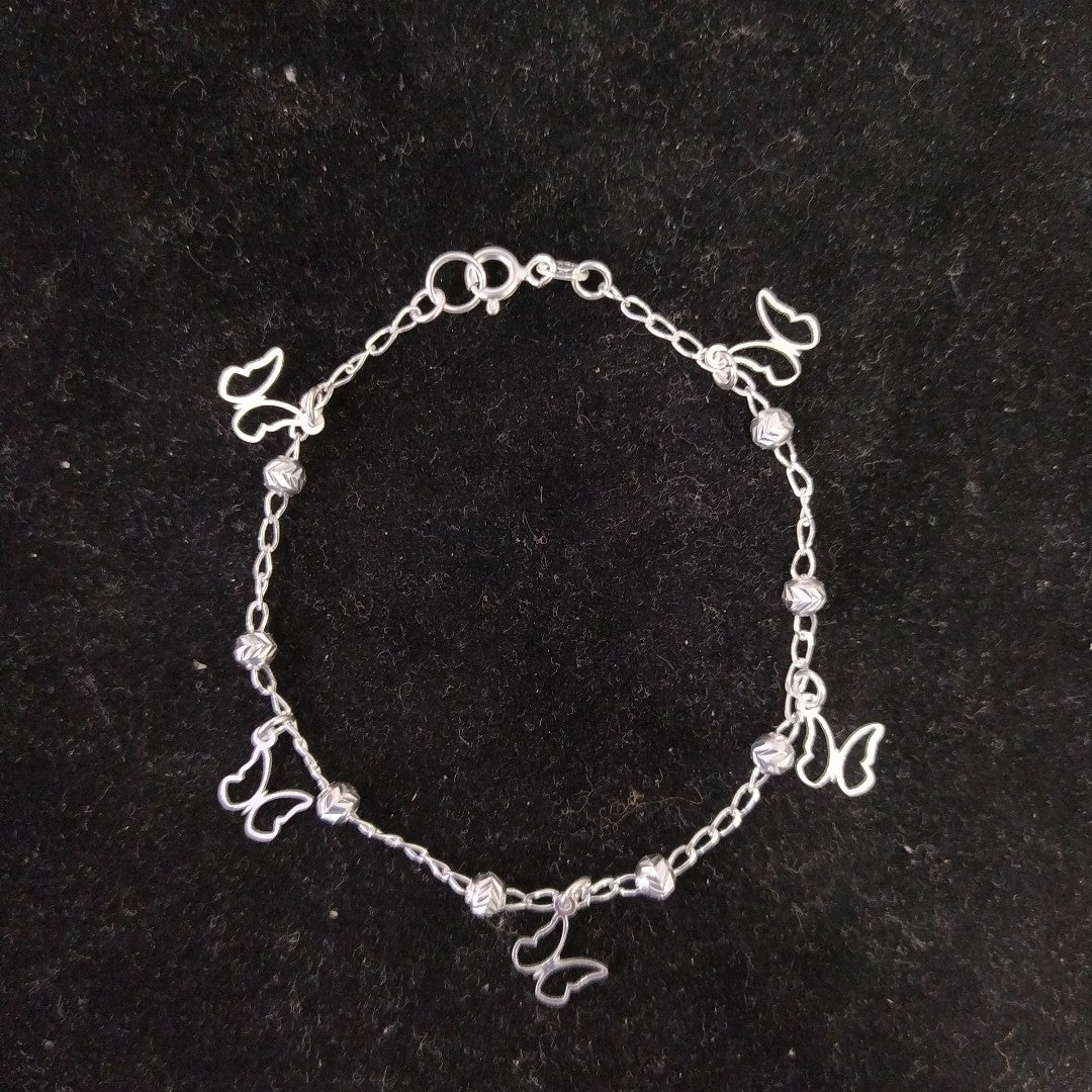 PULSERA TEJIDO ESPECIAL PLATA .925 18 CM 2.8 GR (NUEVO)