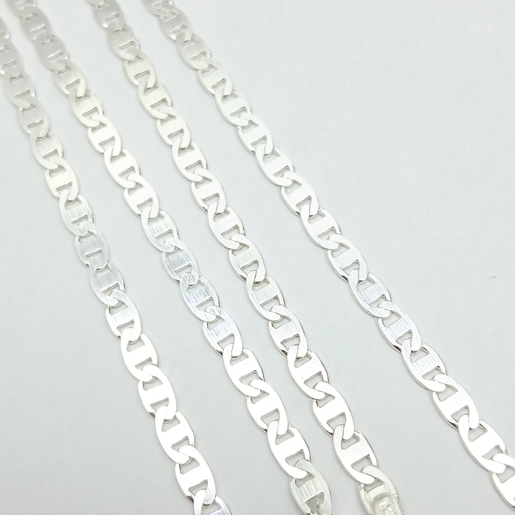 CADENA TEJIDO GUCHI PLATA .925 60 CM 9.7 GR (NUEVO)