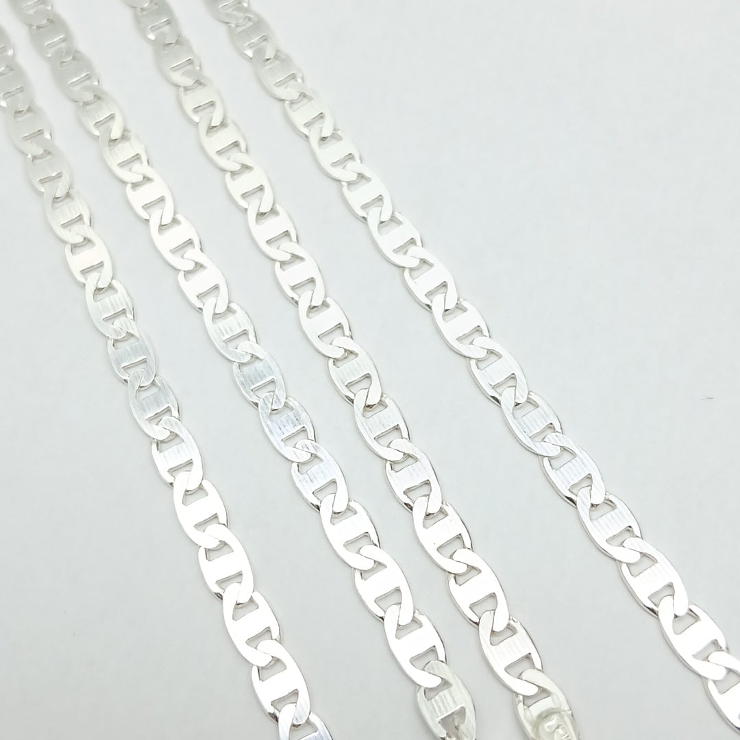 CADENA TEJIDO GUCHI PLATA .925 60 CM 9.7 GR (NUEVO)