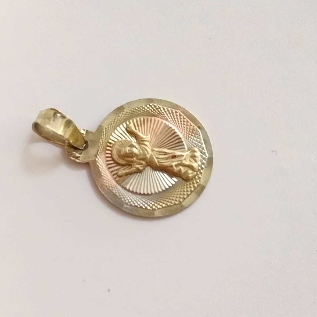 MEDALLA RELIGIOSA ORO 10 K 1 GRMS (SEMINUEVO)