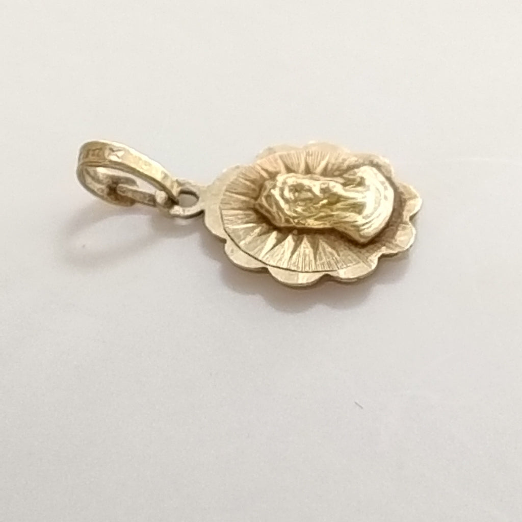 MEDALLA RELIGIOSA ORO 10 K 0,90 GRMS (SEMINUEVO)