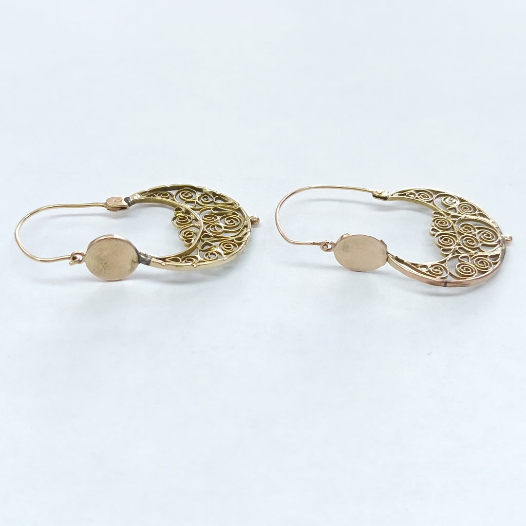 ARETES PAR ORO 8 K 3,80 GRMS (SEMINUEVO)