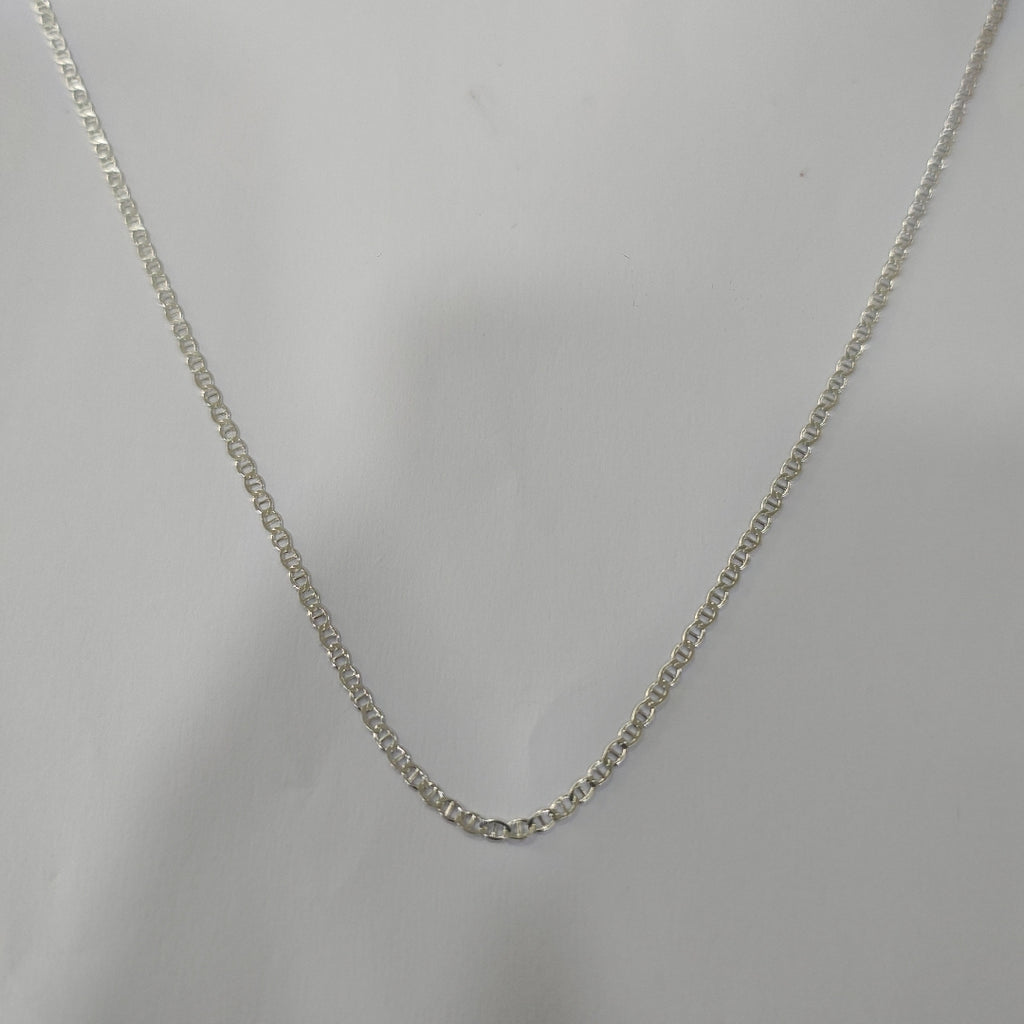 CADENA TEJIDO GUCHI PLATA .925 60 CM 3.8 GR (NUEVO)