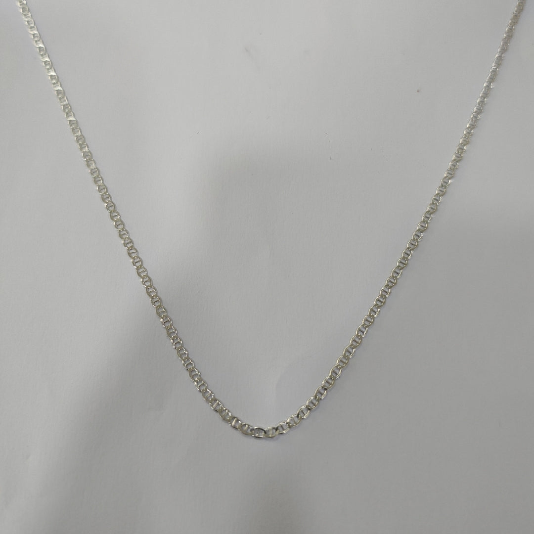 CADENA TEJIDO GUCHI PLATA .925 60 CM 3.8 GR (NUEVO)