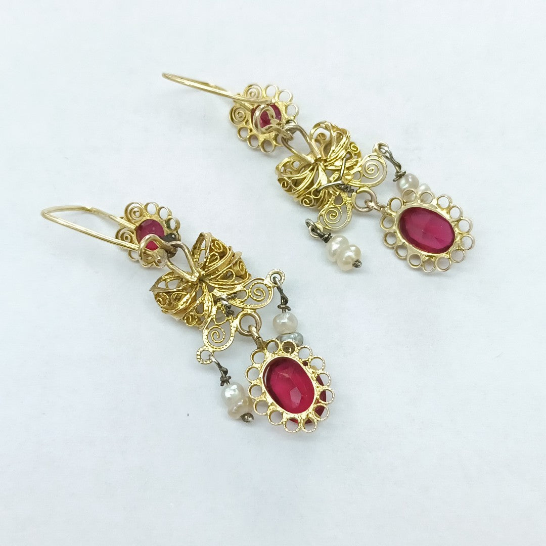 ARETES PAR ORO 8 K 3,60 GRMS (SEMINUEVO)