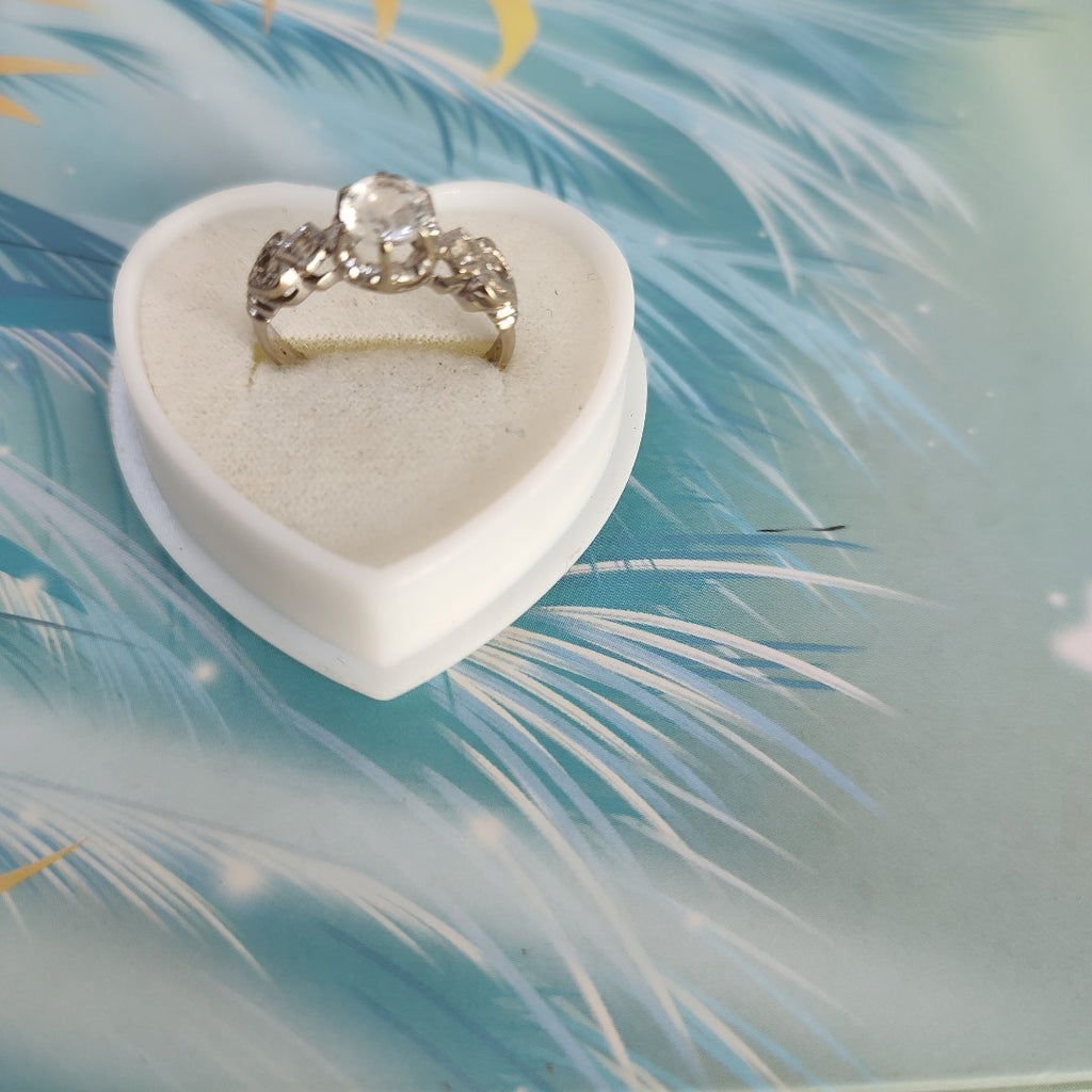 SOLITARIO ORO BLANCO 14 K 2,50 GRMS (SEMINUEVO)