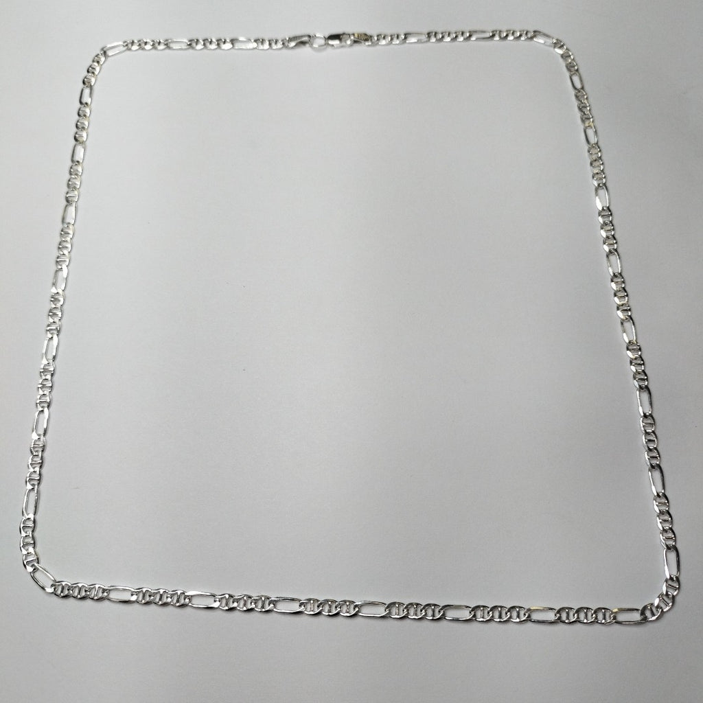 CADENA TEJIDO MARINERO PLATA .925 55 CM 7.8 GR (NUEVO)