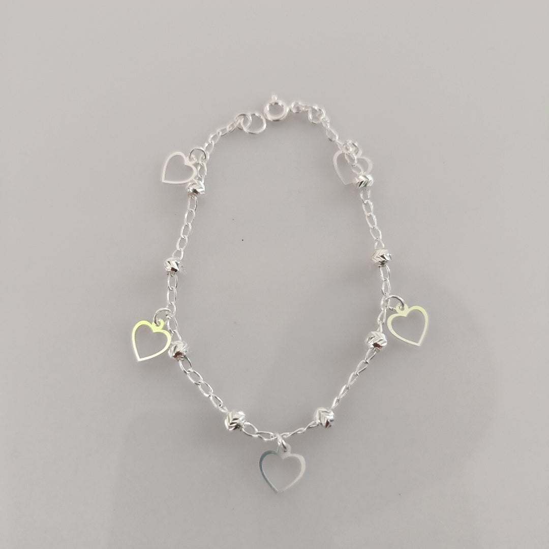 PULSERA TEJIDO ESPECIAL PLATA .925 18 CM 2.7 GR (NUEVO)