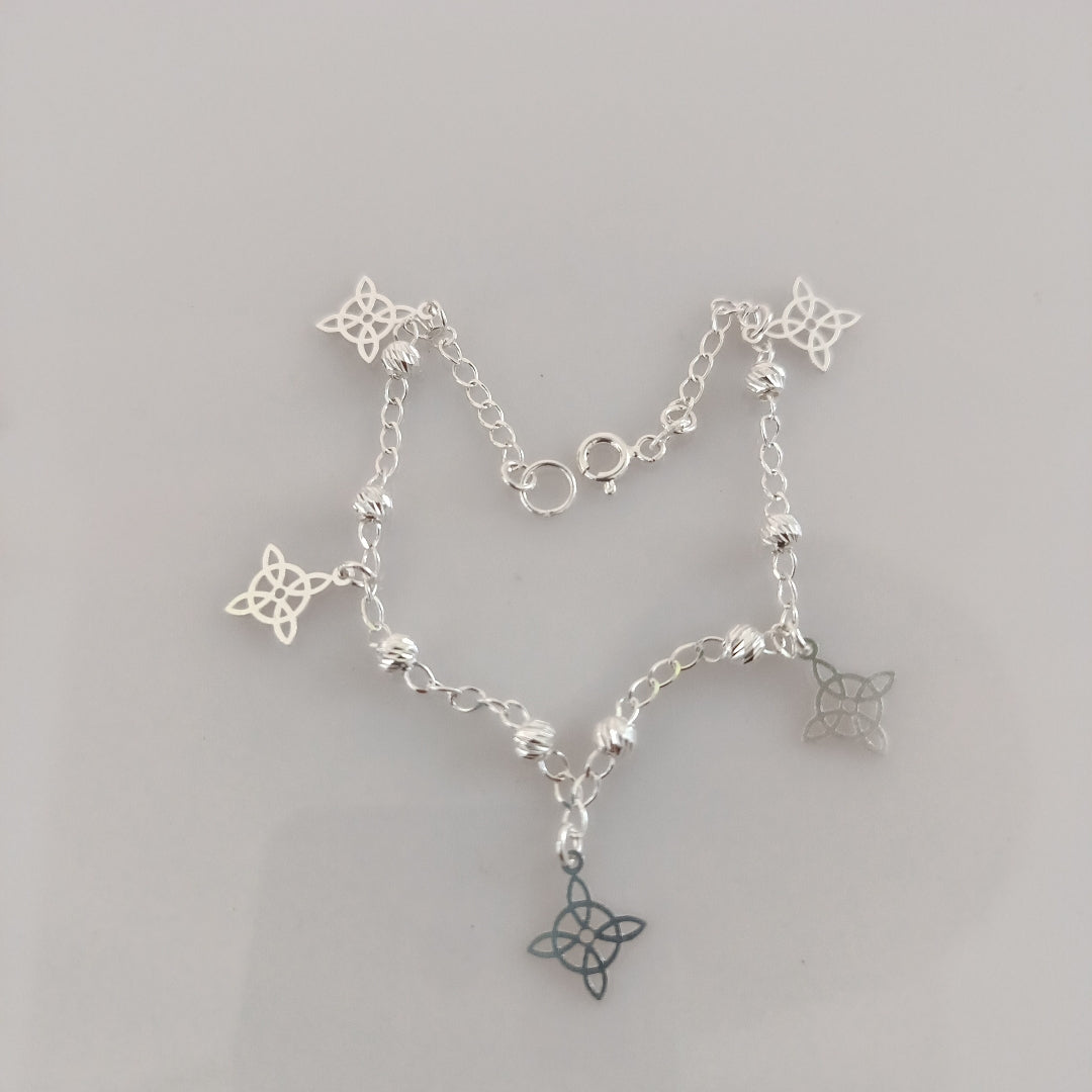 PULSERA TEJIDO ESPECIAL PLATA .925 18 CM 3.1 GR (NUEVO)