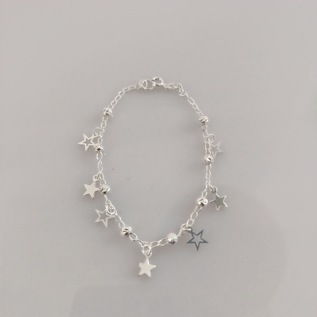 PULSERA TEJIDO ESPECIAL PLATA .925 18 CM 3 GR (NUEVO)