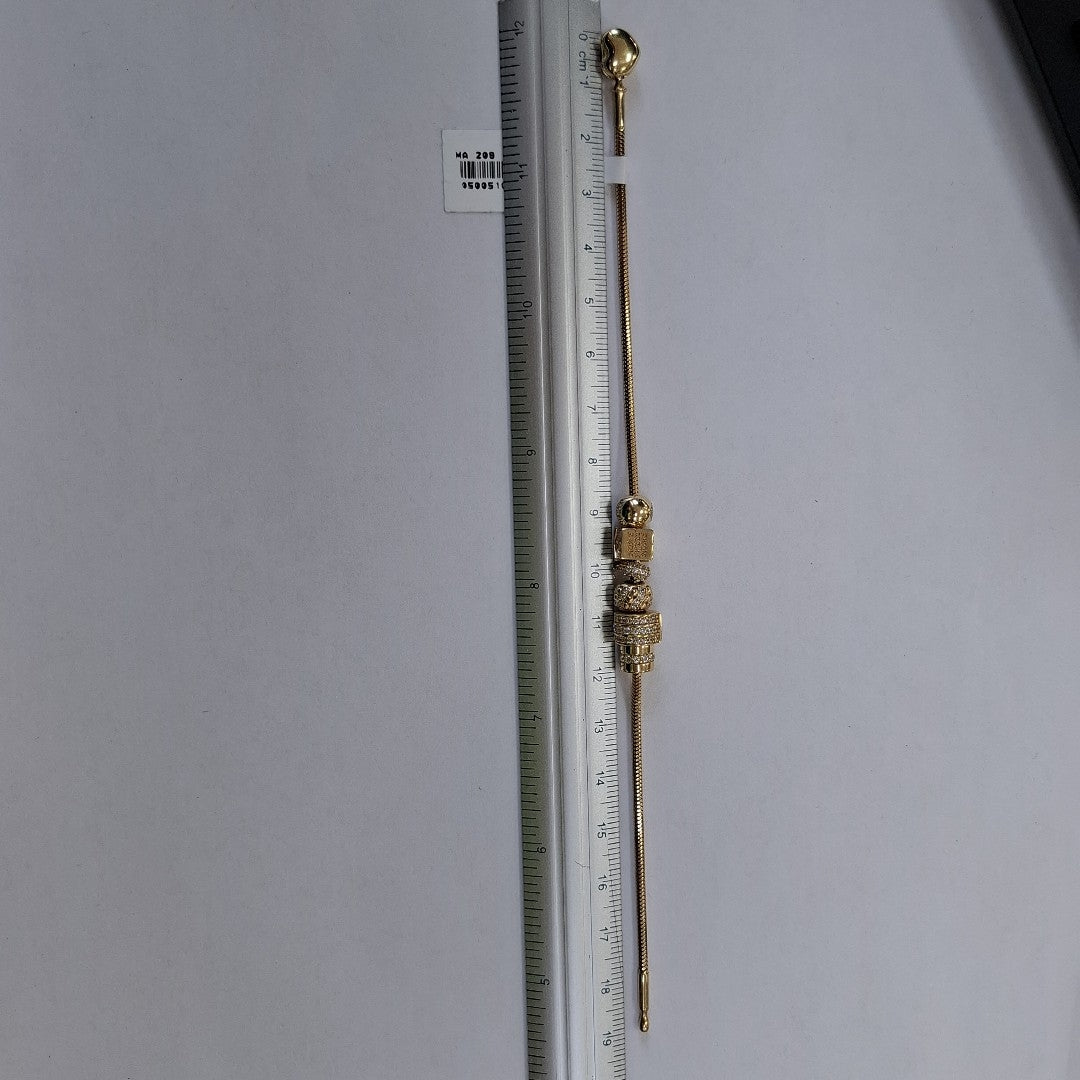 PULSERA CHARM ORO 14K 10.5 (NUEVO)