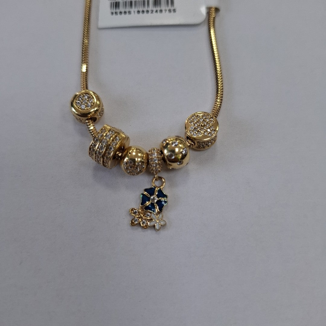 PULSERA CHARM ORO 14K 11.6 (NUEVO)