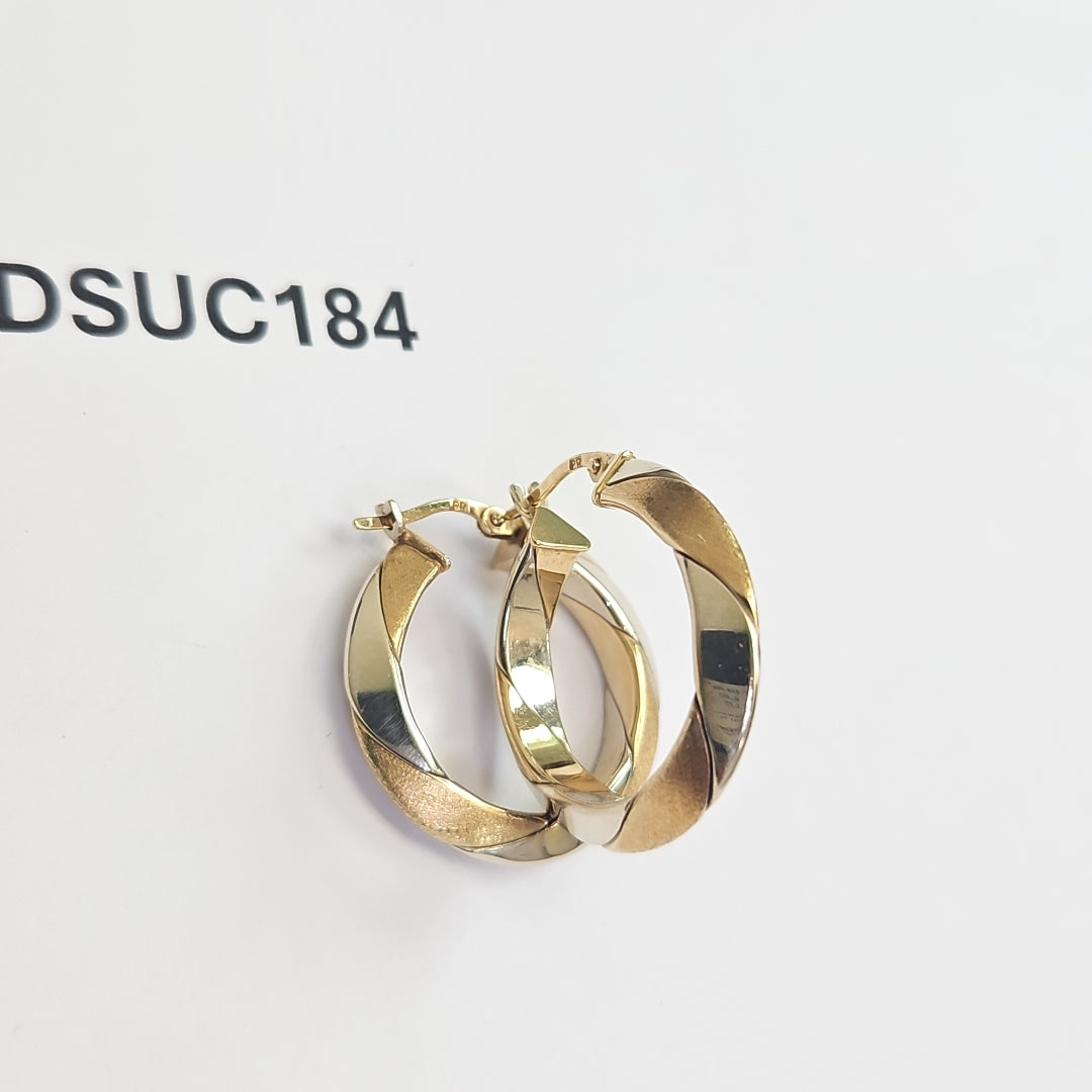ARRACADAS PAR ORO 14 K 5.6 GRMS (SEMINUEVO)