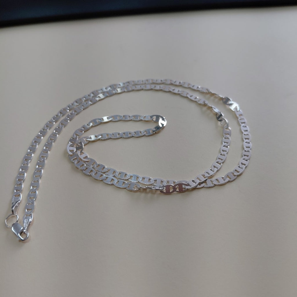 CADENA TEJIDO GUCHI PLATA .925 60 CM 9.8 GR (NUEVO)
