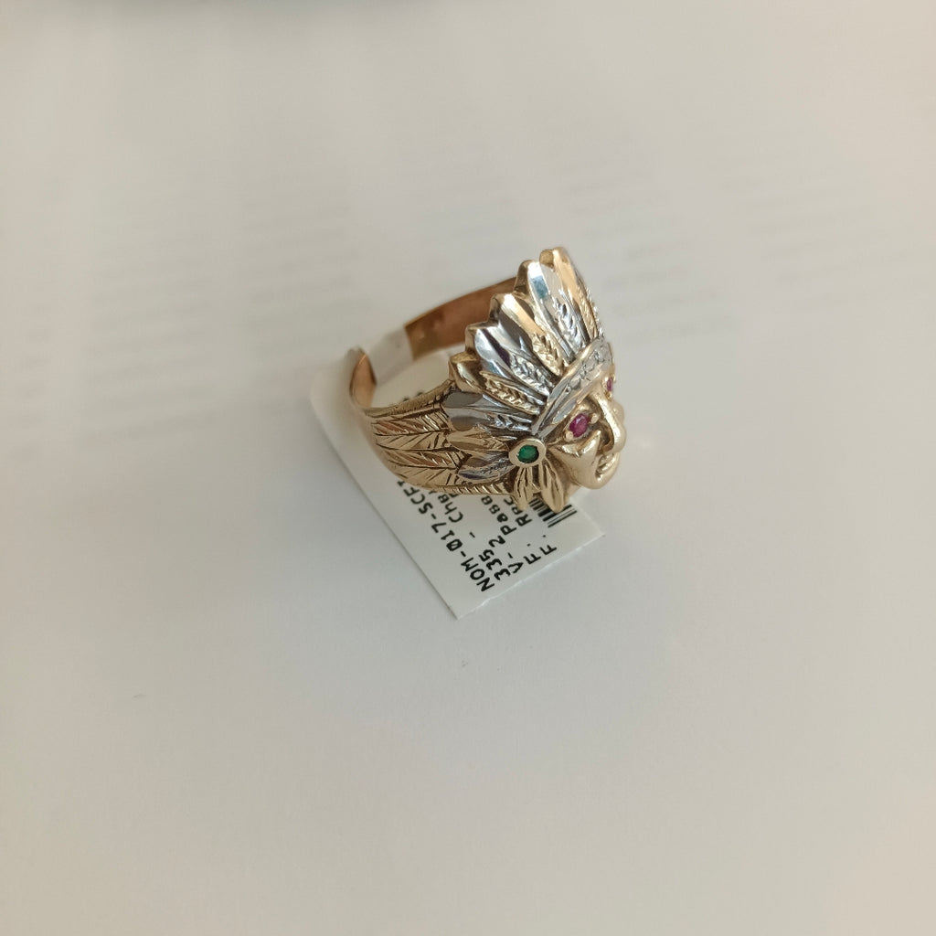 ANILLO ORO 14 K 7 GRMS (SEMINUEVO)