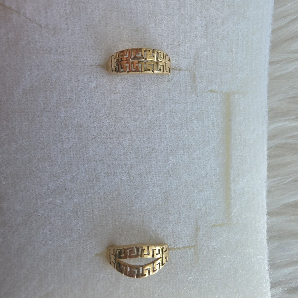 ARRACADAS PAR ORO 14 K 1.9 GRMS (SEMINUEVO)