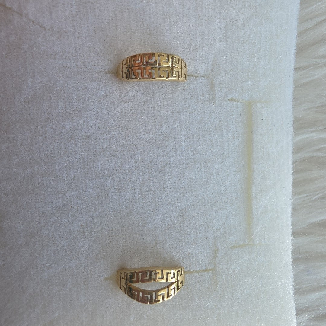 ARRACADAS PAR ORO 14 K 1.9 GRMS (SEMINUEVO)