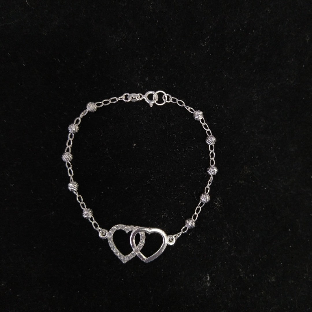 PULSERA TEJIDO TEJIDO ESPECIAL PLATA .925 18 CM 4.1 GR (NUEVO)