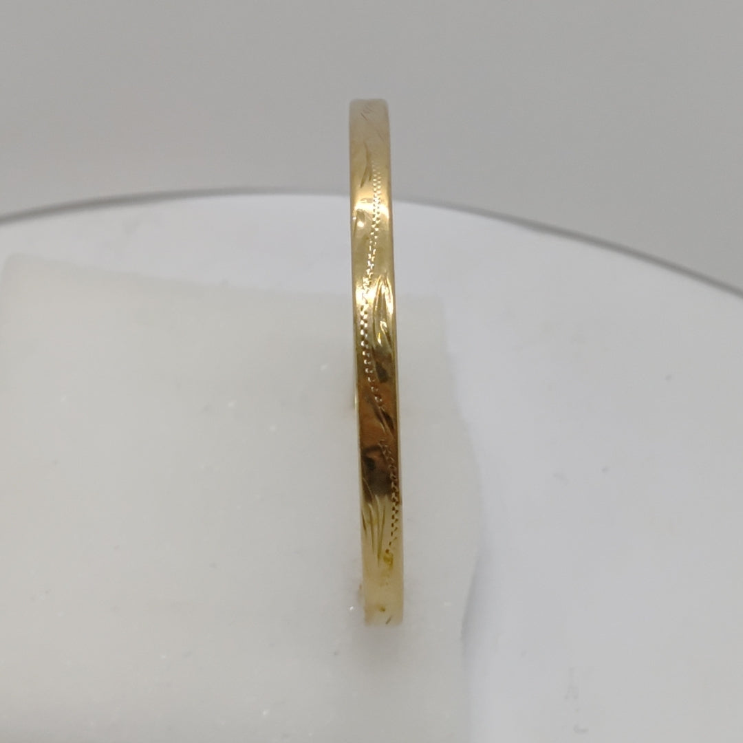 PULSERA RIGIDA ORO 10 K 4.4 GRMS (SEMINUEVO)
