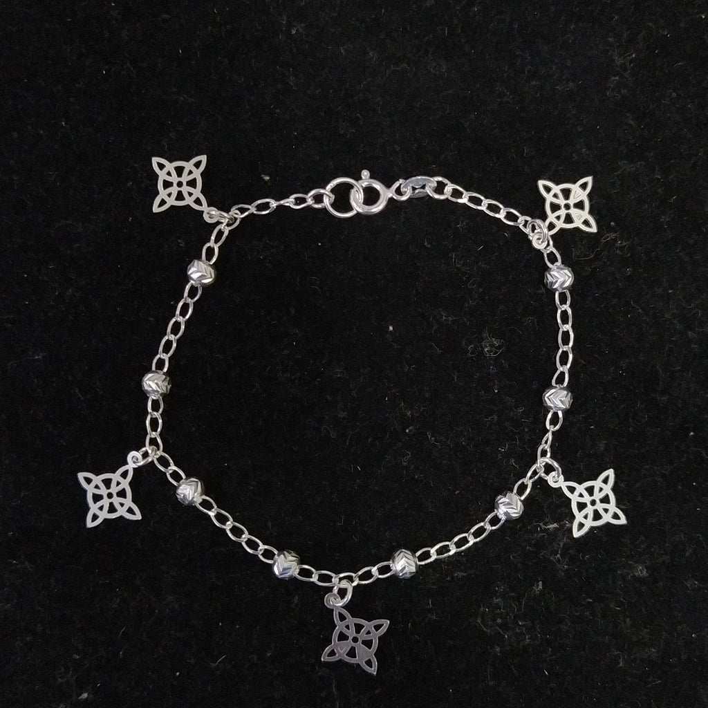 PULSERA TEJIDO ESPECIAL PLATA .925 18 CM 3.2 GR (NUEVO)