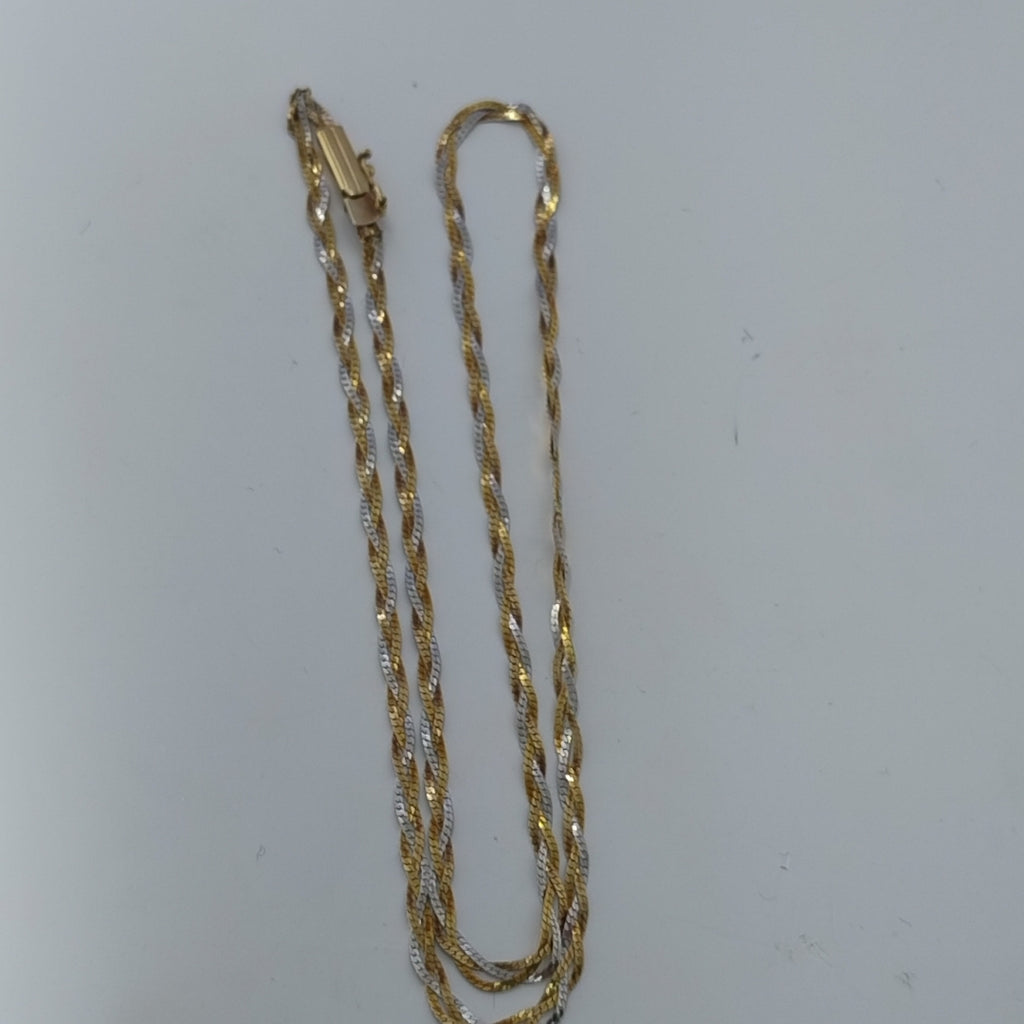 CADENA ORO,ORO COMBINADO 14 K 5,20 GRMS (SEMINUEVO)