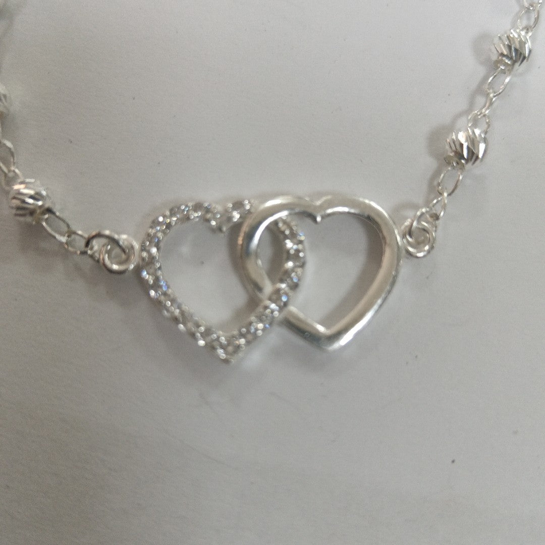 PULSERA TEJIDO TEJIDO ESPECIAL PLATA .925 18 CM 4.1 GR (NUEVO)