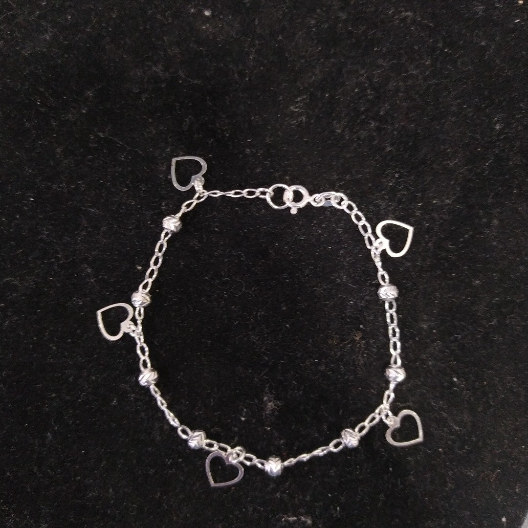 PULSERA TEJIDO ESPECIAL PLATA .925 18 CM 2.7 GR (NUEVO)