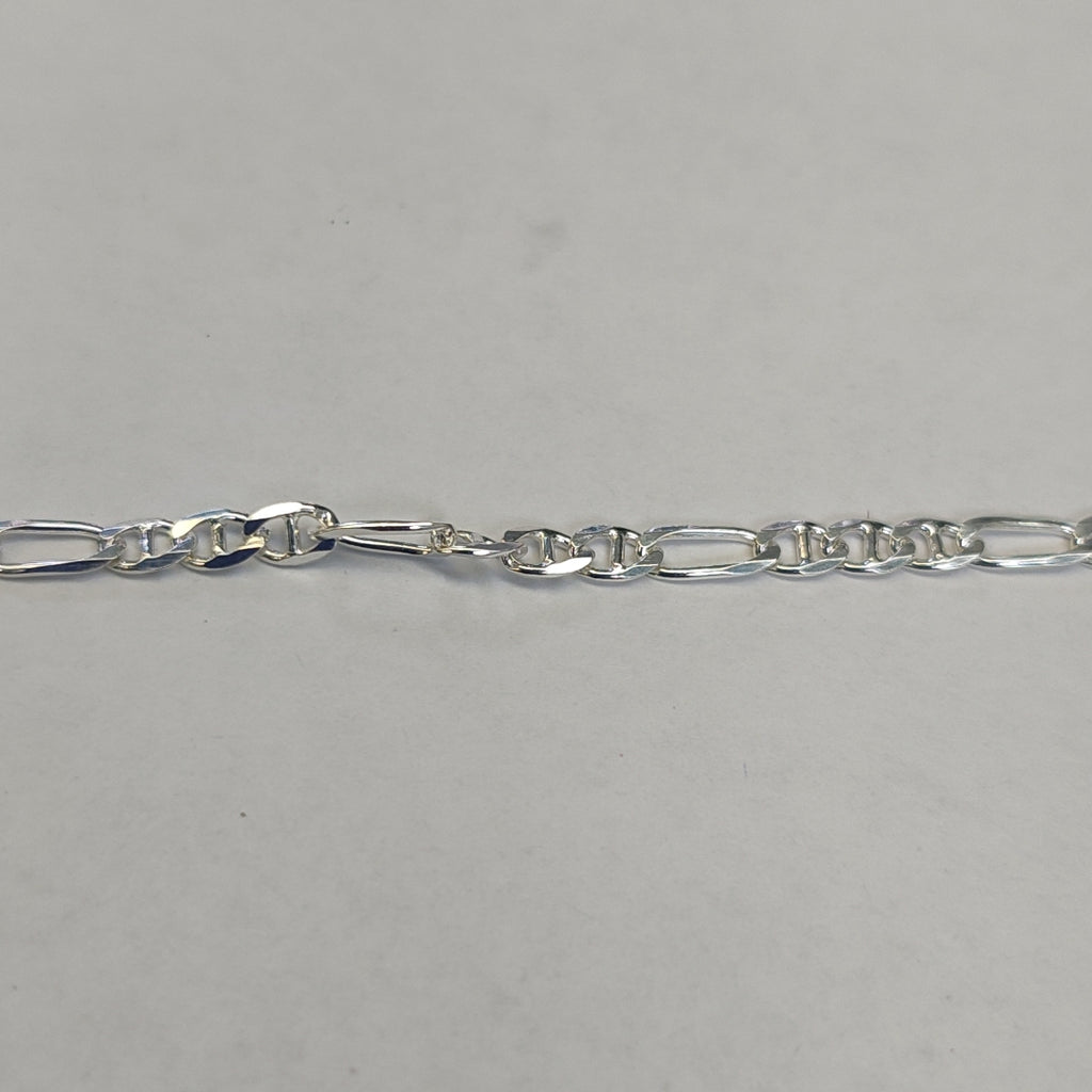 PULSERA TEJIDO 3X1 PLATA .925 16 CM 3 GR (NUEVO)