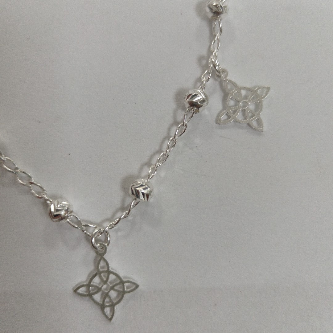 PULSERA TEJIDO ESPECIAL PLATA .925 18 CM 3.1 GR (NUEVO)