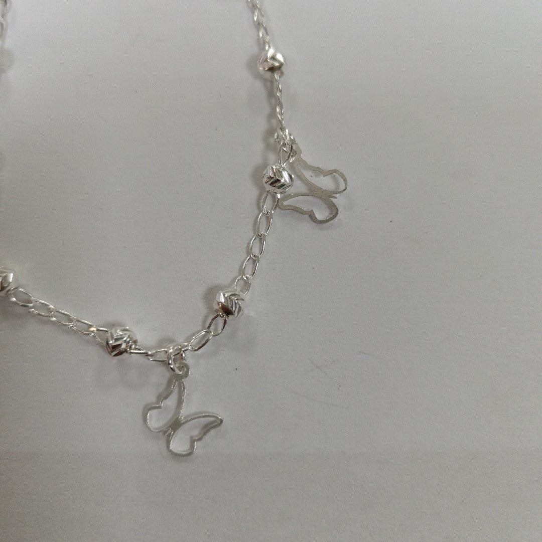 PULSERA TEJIDO ESPECIAL PLATA .925 18 CM 2.8 GR (NUEVO)