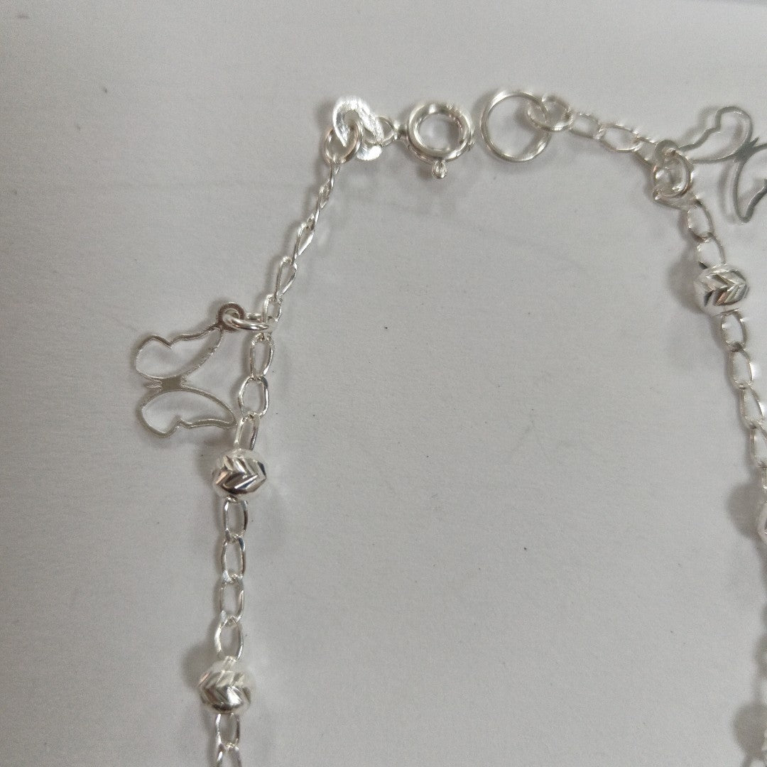 PULSERA TEJIDO ESPECIAL PLATA .925 18 CM 2.8 GR (NUEVO)