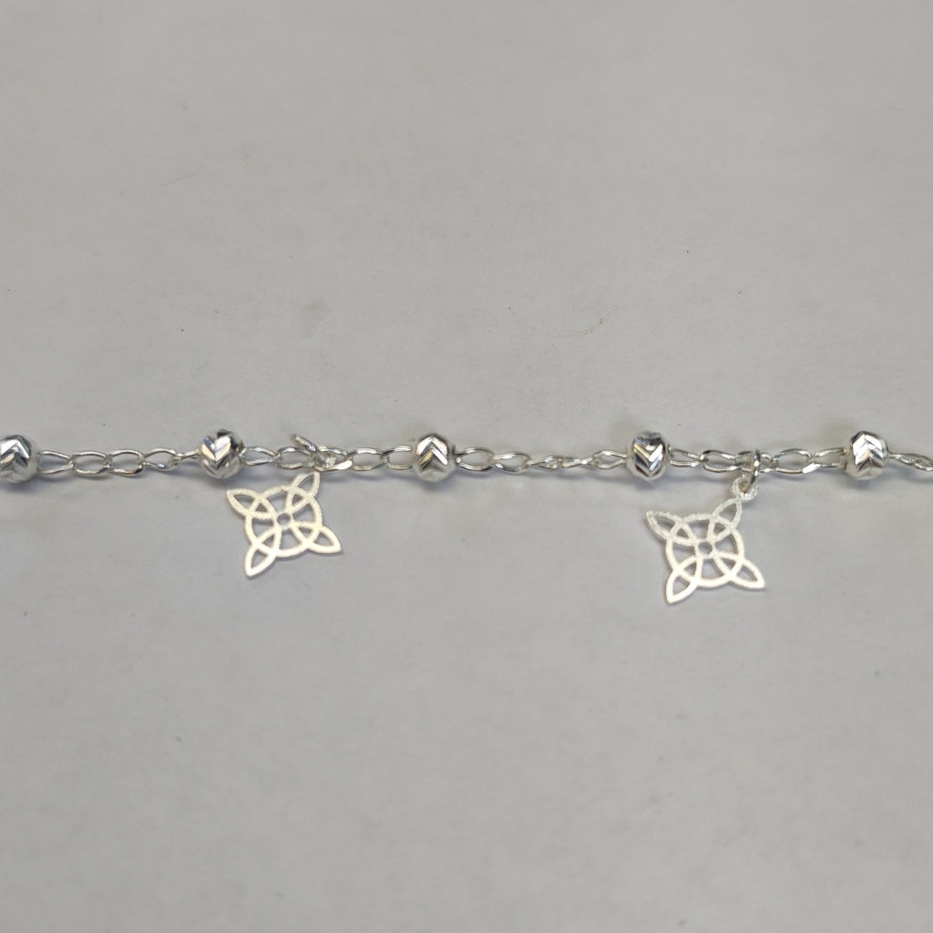 PULSERA TEJIDO ESPECIAL PLATA .925 18 CM 3.2 GR (NUEVO)